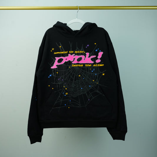 [1:1] Sp5der P*NK Hoodie Black